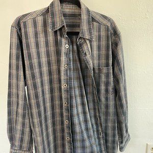 Vintage 90s plaid button-down shirt, Men's Medium/Women's large
